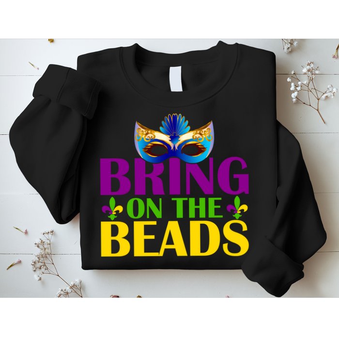 Bring On The Beads Mardi Gras Sweatshirt