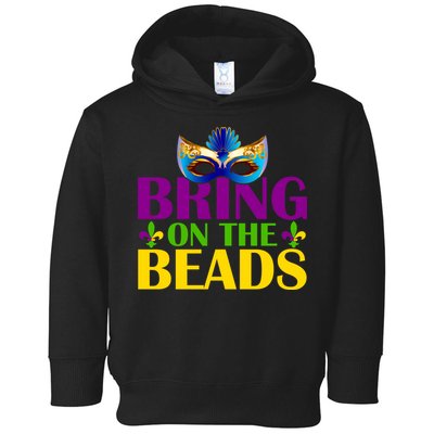 Bring On The Beads Mardi Gras Toddler Hoodie