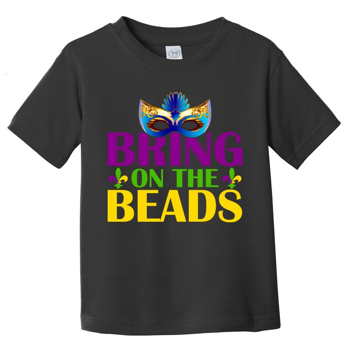 Bring On The Beads Mardi Gras Toddler T-Shirt