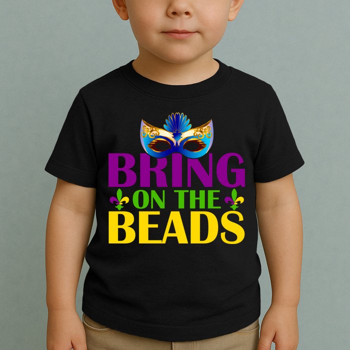 Bring On The Beads Mardi Gras Toddler T-Shirt