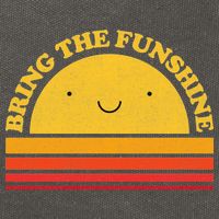 Bring On The Funshine Cotton Canvas Backpack