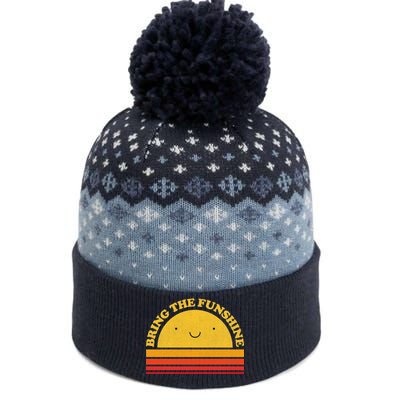 Bring On The Funshine The Baniff Cuffed Pom Beanie