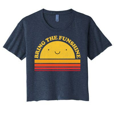 Bring On The Funshine Women's Crop Top Tee