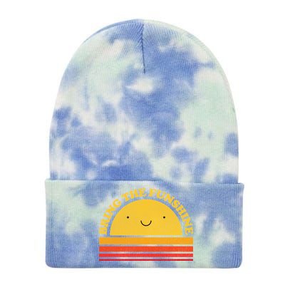 Bring On The Funshine Tie Dye 12in Knit Beanie