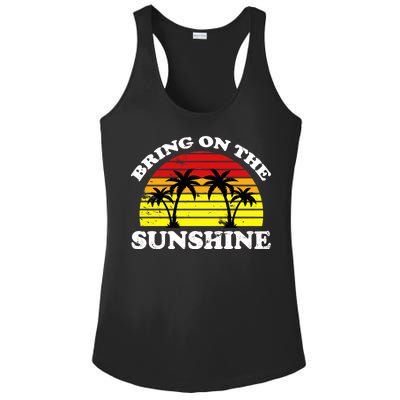 Bring On The Sunshine Ladies PosiCharge Competitor Racerback Tank