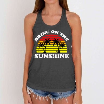 Bring On The Sunshine Women's Knotted Racerback Tank