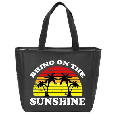 Bring On The Sunshine Zip Tote Bag