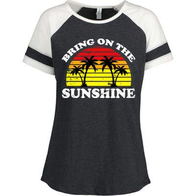 Bring On The Sunshine Enza Ladies Jersey Colorblock Tee