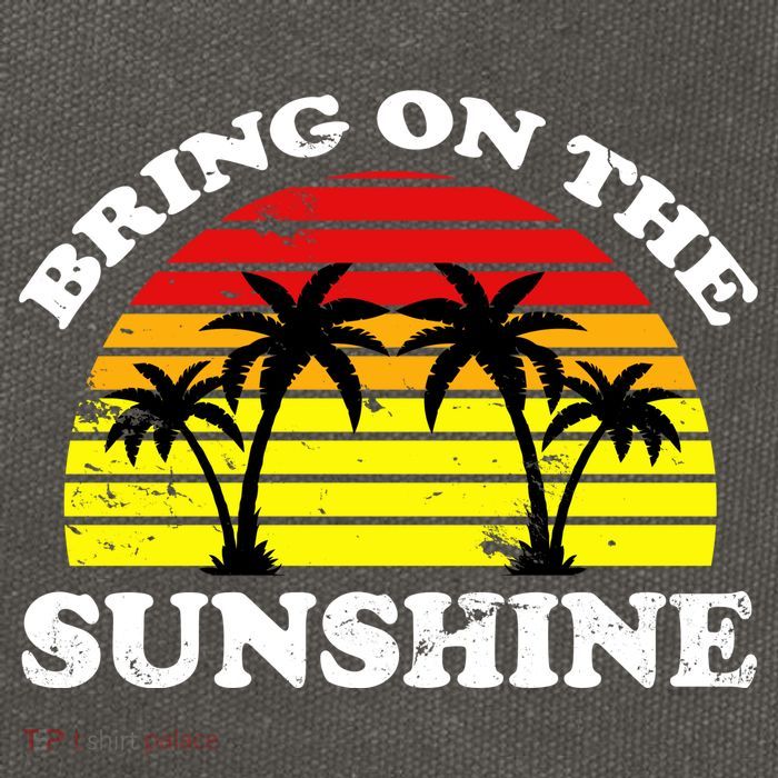 Bring On The Sunshine Cotton Canvas Backpack