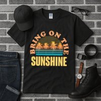 Bring On The Sunshine Tropical Palm Trees Tall T-Shirt