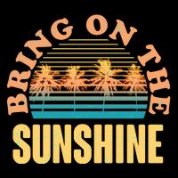 Bring On The Sunshine Tropical Palm Trees Tall T-Shirt