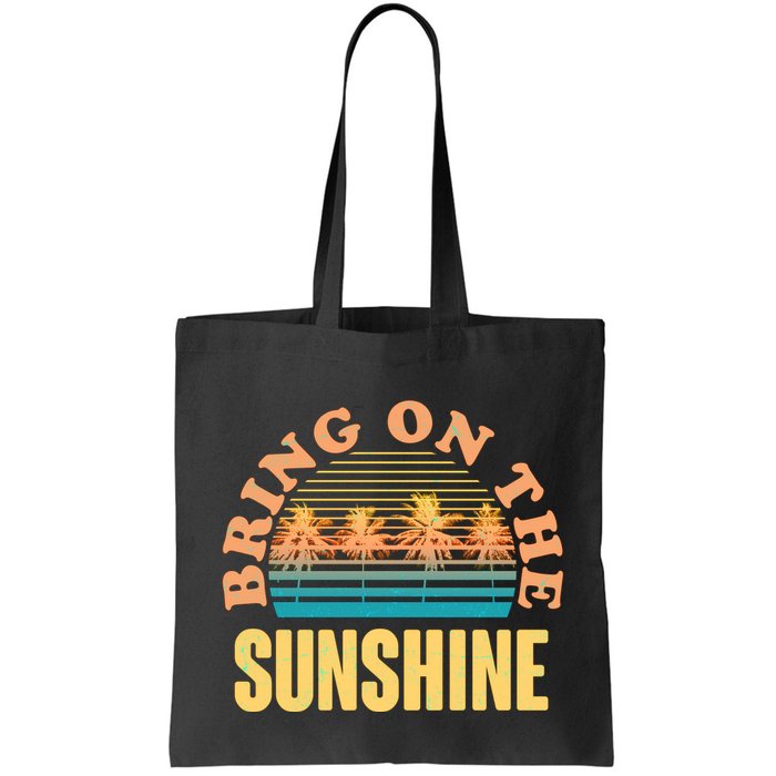 Bring On The Sunshine Tropical Palm Trees Bag