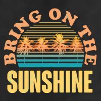 Bring On The Sunshine Tropical Palm Trees 12oz Stainless Steel Coffee Mug