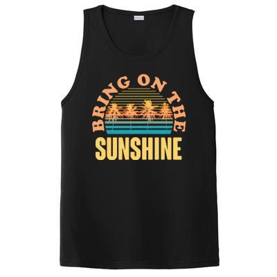 Bring On The Sunshine Tropical Palm Trees PosiCharge Competitor Tank