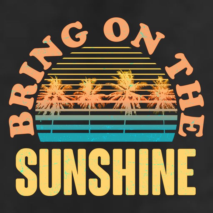 Bring On The Sunshine Tropical Palm Trees Golf Towel