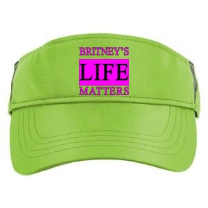 Britney's Life Matters BLM Free Britney Adult Drive Performance Visor