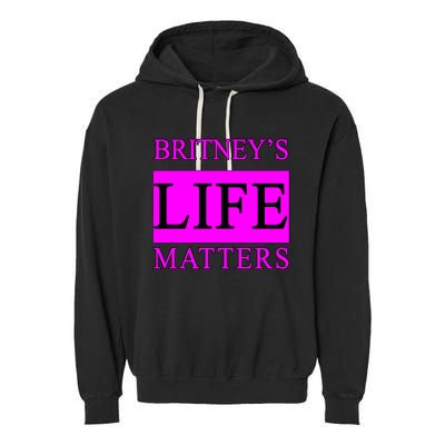 Britney's Life Matters BLM Free Britney Garment-Dyed Fleece Hoodie