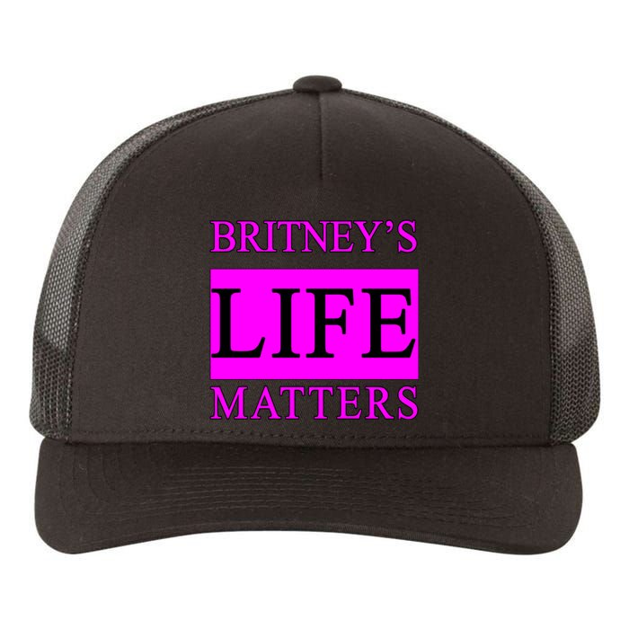 Britney's Life Matters BLM Free Britney Yupoong Adult 5-Panel Trucker Hat