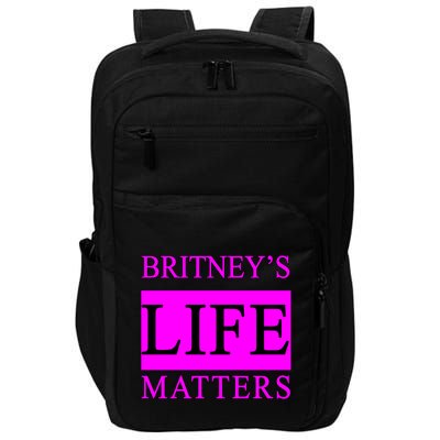 Britney's Life Matters BLM Free Britney Impact Tech Backpack