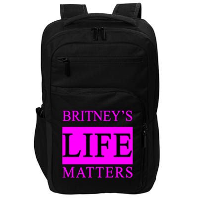 Britney's Life Matters BLM Free Britney Impact Tech Backpack