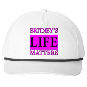 Britney's Life Matters BLM Free Britney Snapback Five-Panel Rope Hat