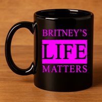 Britney's Life Matters BLM Free Britney 11oz C Handle Ceramic Mug