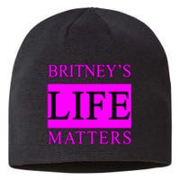 Britney's Life Matters BLM Free Britney Sustainable Beanie