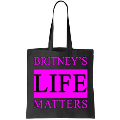 Britney's Life Matters BLM Free Britney Tote Bag