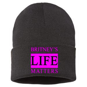 Britney's Life Matters BLM Free Britney Sustainable Knit Beanie