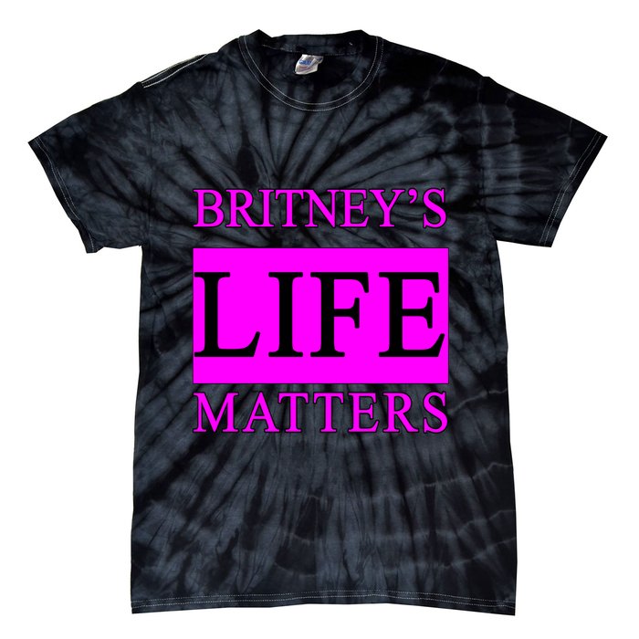 Britney's Life Matters BLM Free Britney Tie-Dye T-Shirt