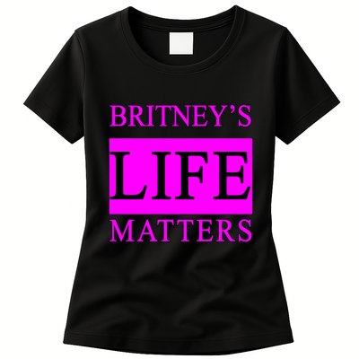 Britney's Life Matters BLM Free Britney Womens T-Shirt