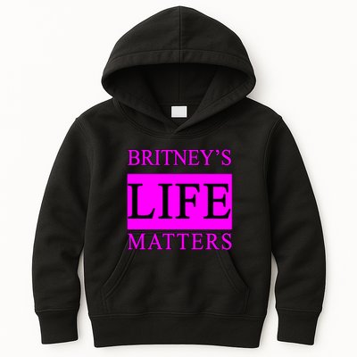 Britney's Life Matters BLM Free Britney Kids Hoodie