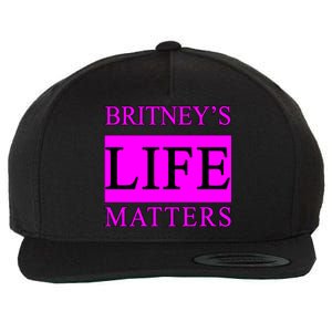 Britney's Life Matters BLM Free Britney Wool Snapback Cap