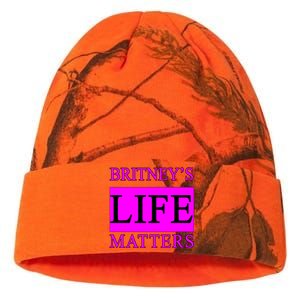 Britney's Life Matters BLM Free Britney Kati Licensed 12" Camo Beanie