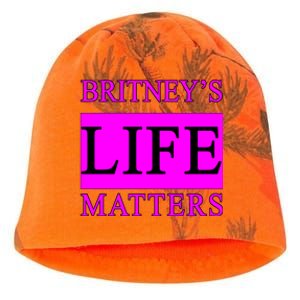 Britney's Life Matters BLM Free Britney Kati - Camo Knit Beanie