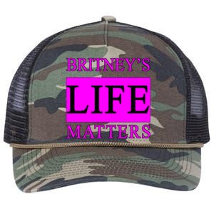 Britney's Life Matters BLM Free Britney Retro Rope Trucker Hat Cap