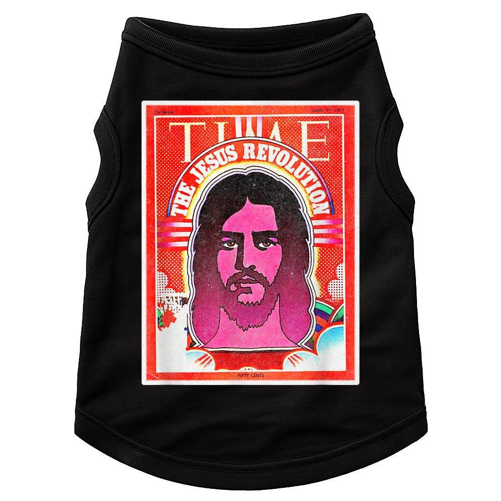 Boho Retro Jesus Revolution Vintage Christian Faith Revival Doggie Tank