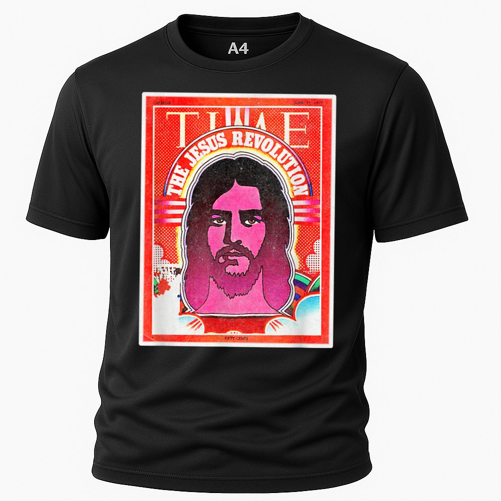 Boho Retro Jesus Revolution Vintage Christian Faith Revival Cooling Performance Crew T-Shirt