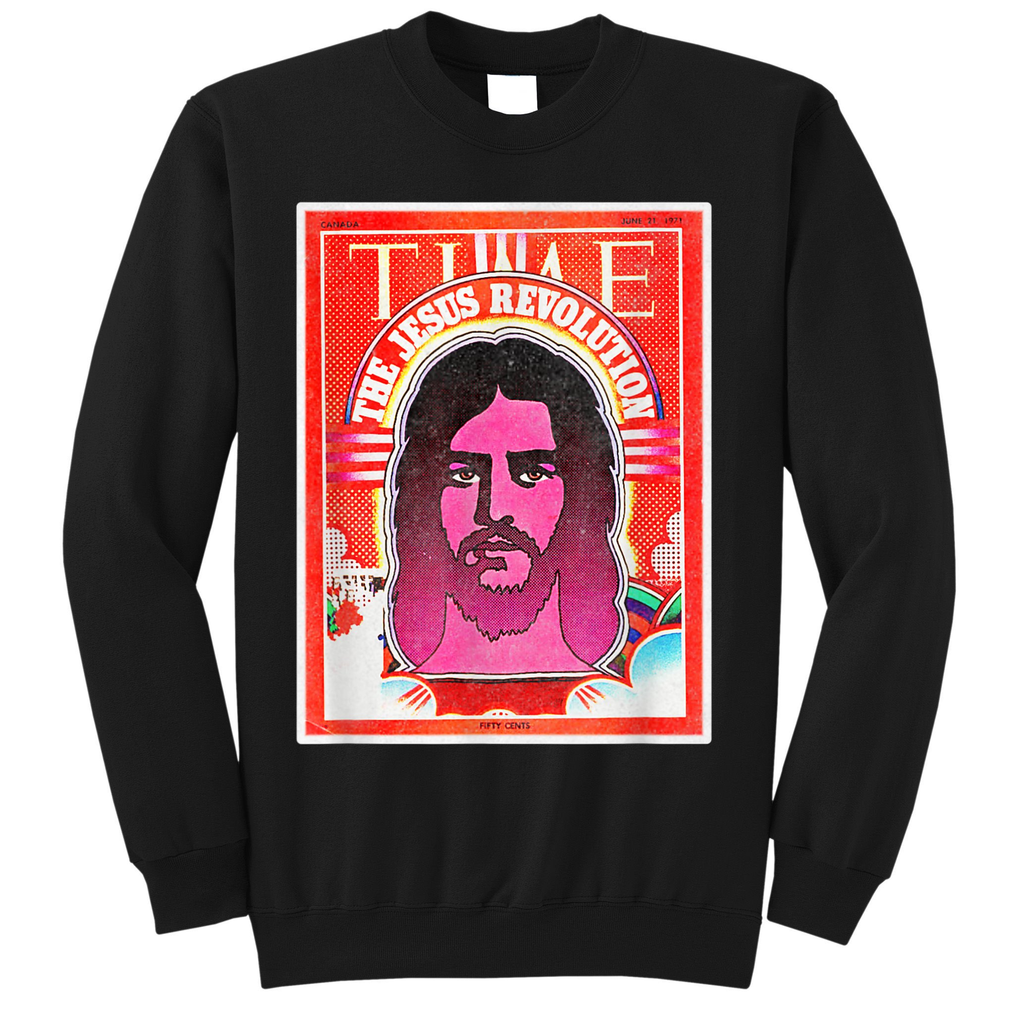 Boho Retro Jesus Revolution Vintage Christian Faith Revival Sweatshirt