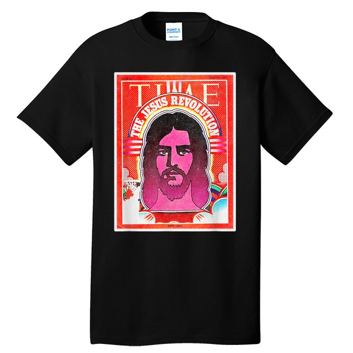 Boho Retro Jesus Revolution Vintage Christian Faith Revival Tall T-Shirt