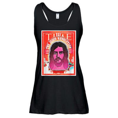 Boho Retro Jesus Revolution Vintage Christian Faith Revival Ladies Essential Flowy Tank
