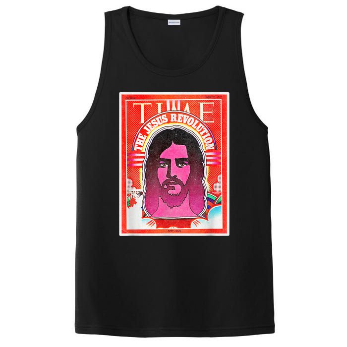 Boho Retro Jesus Revolution Vintage Christian Faith Revival PosiCharge Competitor Tank