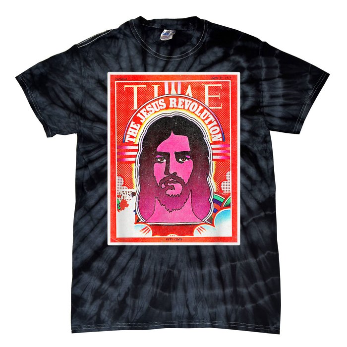 Boho Retro Jesus Revolution Vintage Christian Faith Revival Tie-Dye T-Shirt