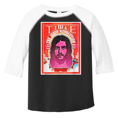Boho Retro Jesus Revolution Vintage Christian Faith Revival Toddler Fine Jersey T-Shirt
