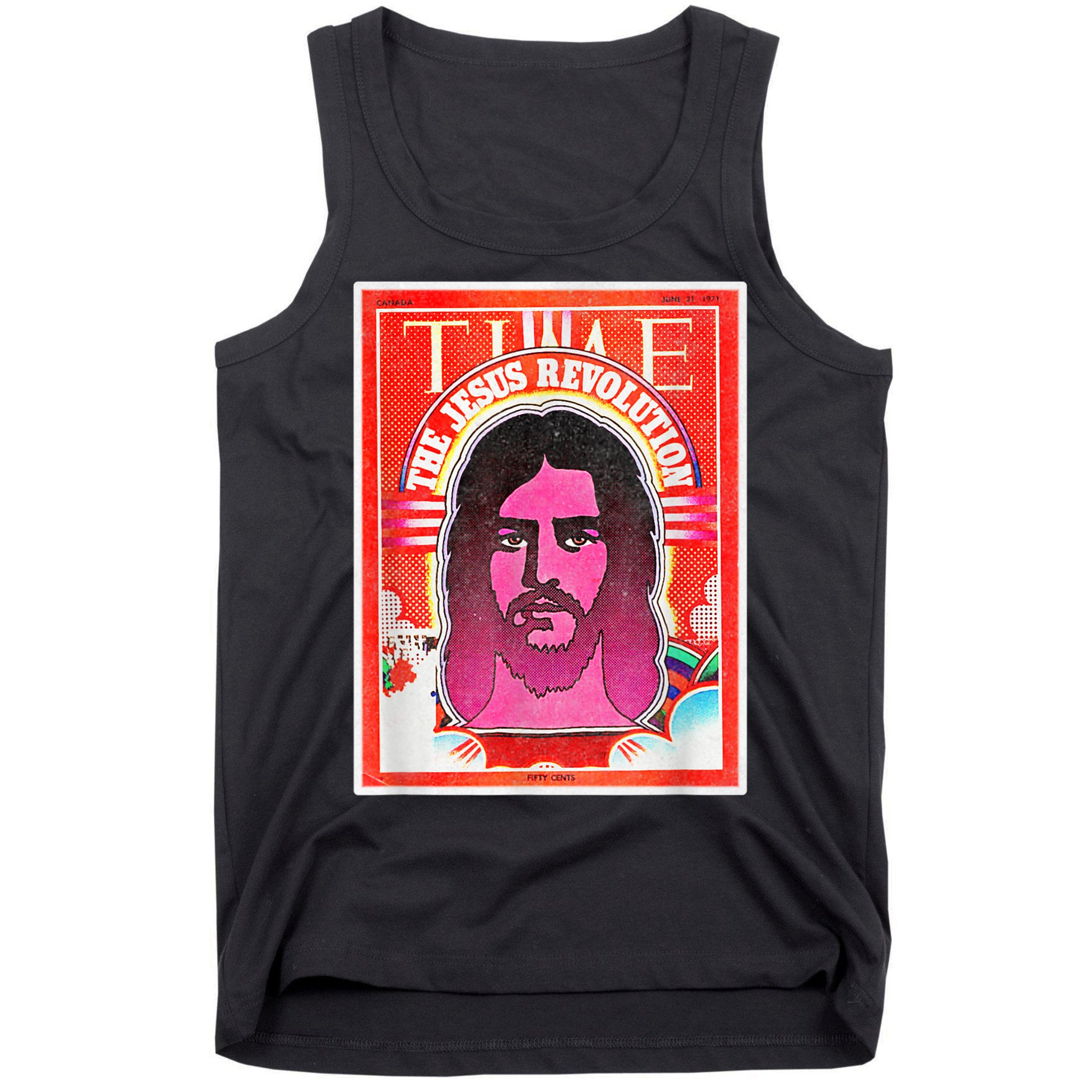 Boho Retro Jesus Revolution Vintage Christian Faith Revival Tank Top