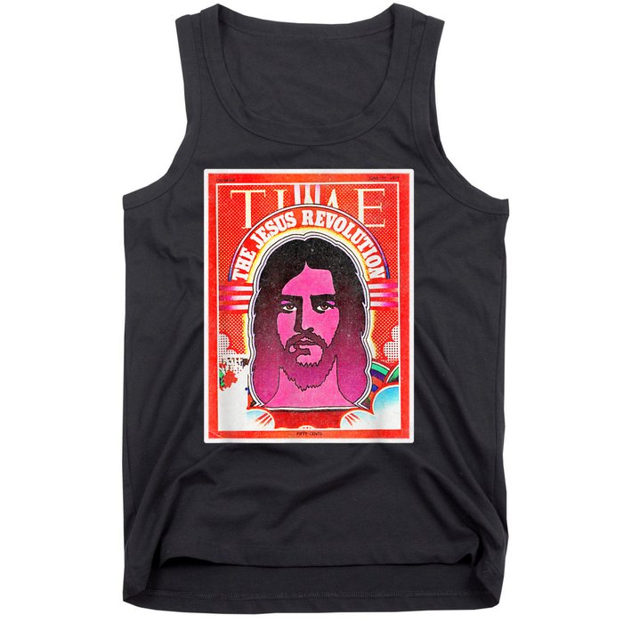 Boho Retro Jesus Revolution Vintage Christian Faith Revival Tank Top