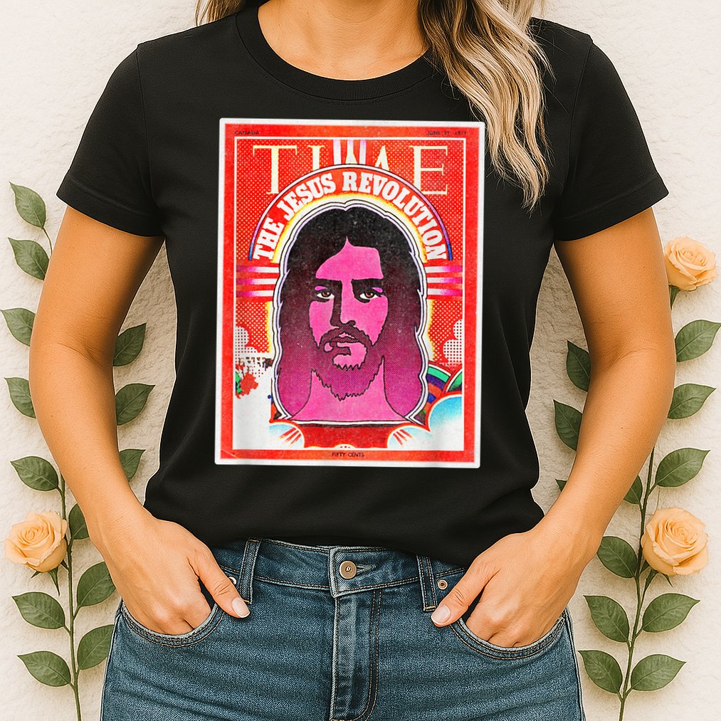 Boho Retro Jesus Revolution Vintage Christian Faith Revival Womens T-Shirt