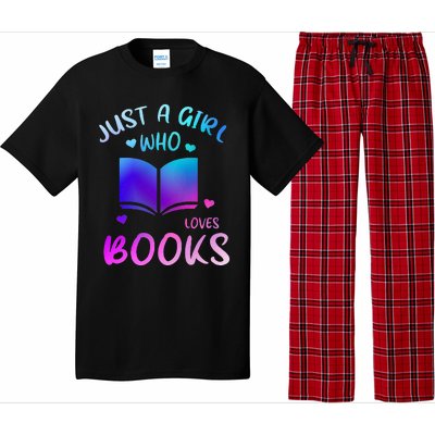 Bookaholic Reading Just a who loves books Pajama Set