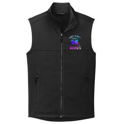 Bookaholic Reading Just a who loves books Collective Smooth Fleece Vest