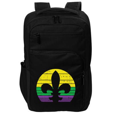 Boredkoalas Retro Jester Hat Silhouette Mardi Gras Carnival Impact Tech Backpack